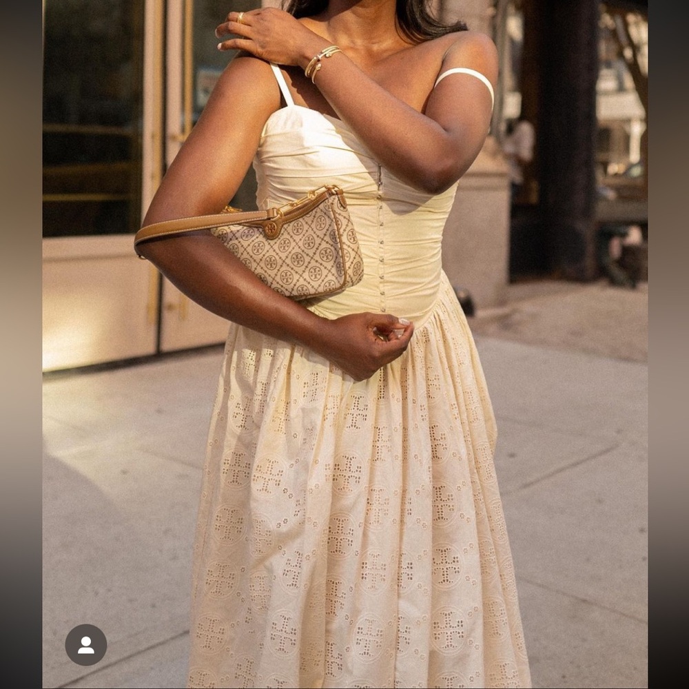 NWT Tory Burch Broderie Anglaise Hook And Eye Dress $898 0 - Picture 4 of 13